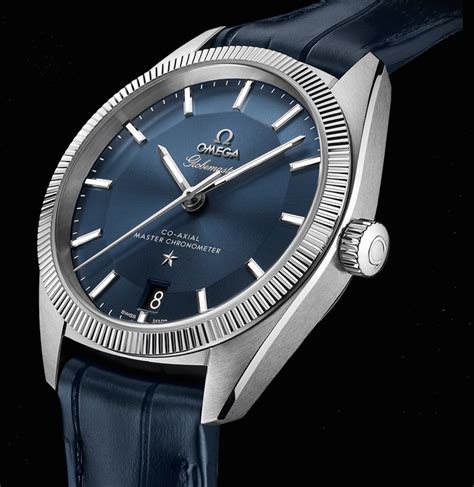 omega globemaster blue